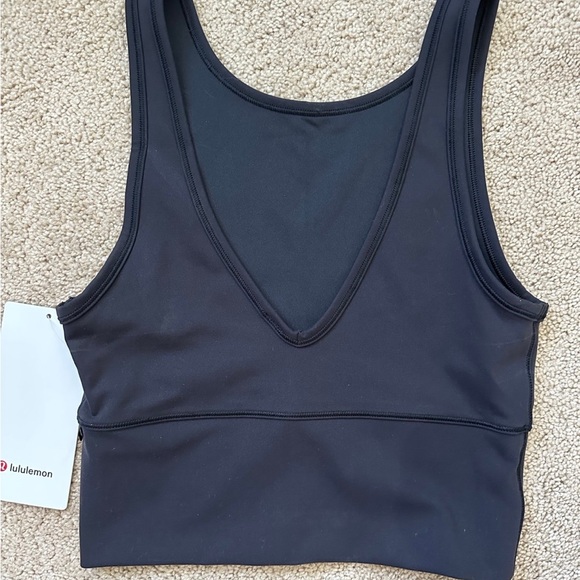 Lululemon Power Pivot Tank NWT Size 4 Black - Picture 4 of 5